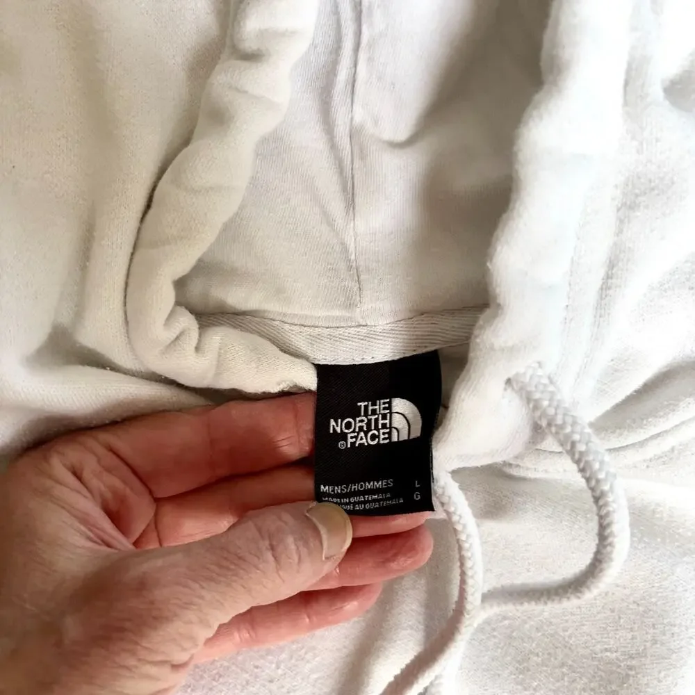 The North Face Hoodie Mens Large White Sweatshirt Fine Alpine Equipment Hiking